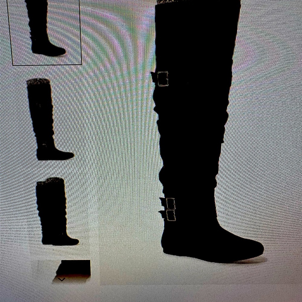 Clemm sweater cuff over- the-knee  boot